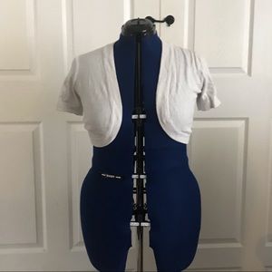 COPY - White knit bolero cardigan